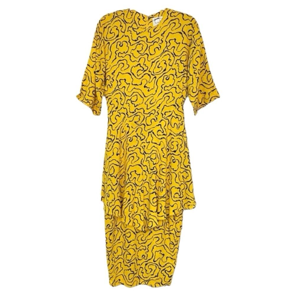 Vintage Nicole Miller Abstract Dress Limited Edition